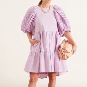 Never been worn, tag on, Sea puffed sleeve dress